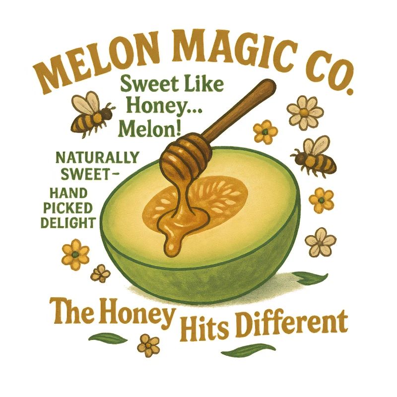 Melon Honey Magic Illustration