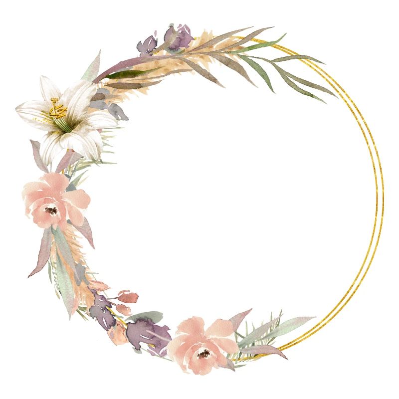 Blumen Kranz personalisierbar