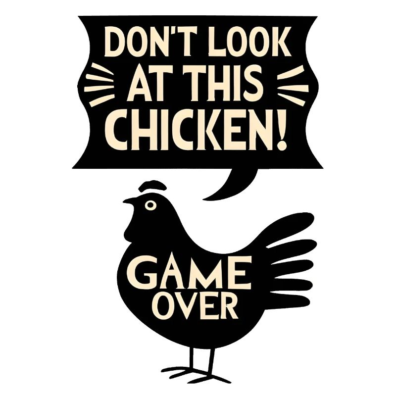 Dont look at this chicken Witziges Game