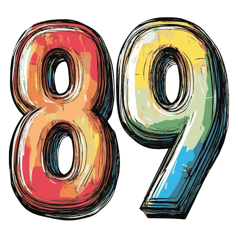 89 Zahl Comic