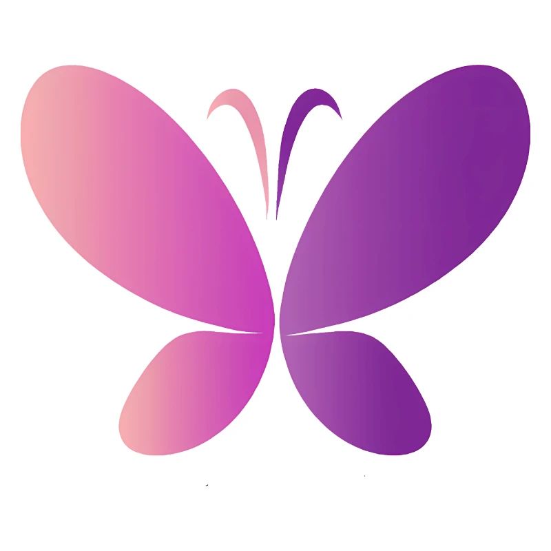 Pinker Schmetterling