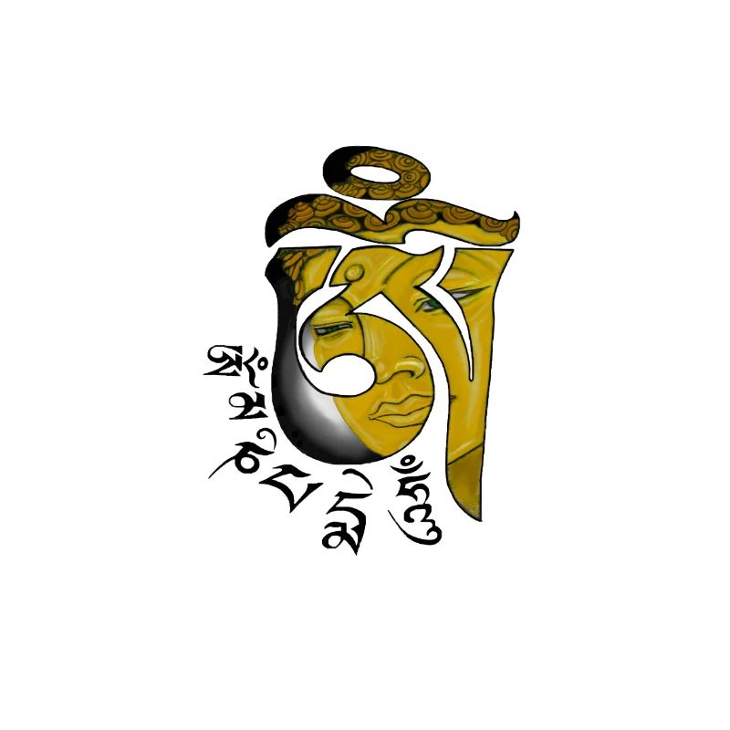 Goldener Buddha om