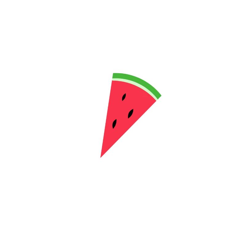 Wassermelonenscheibe
