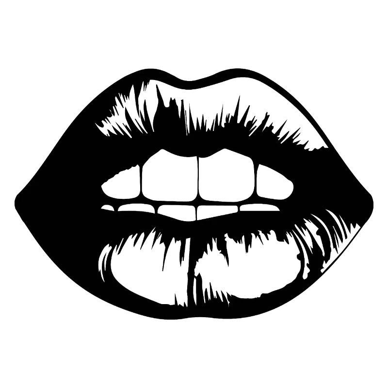 Lèvres, bouche, baisers lèvres