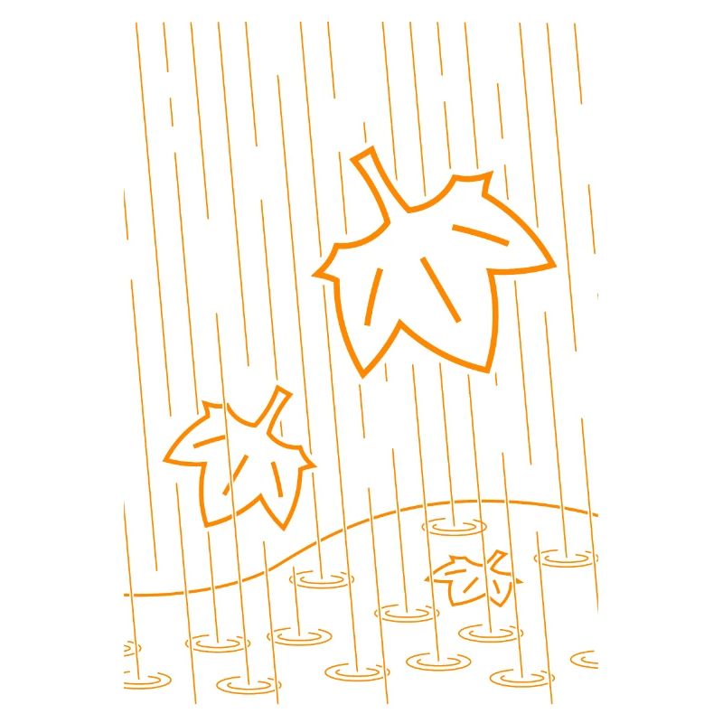 Regenreicher Herbst