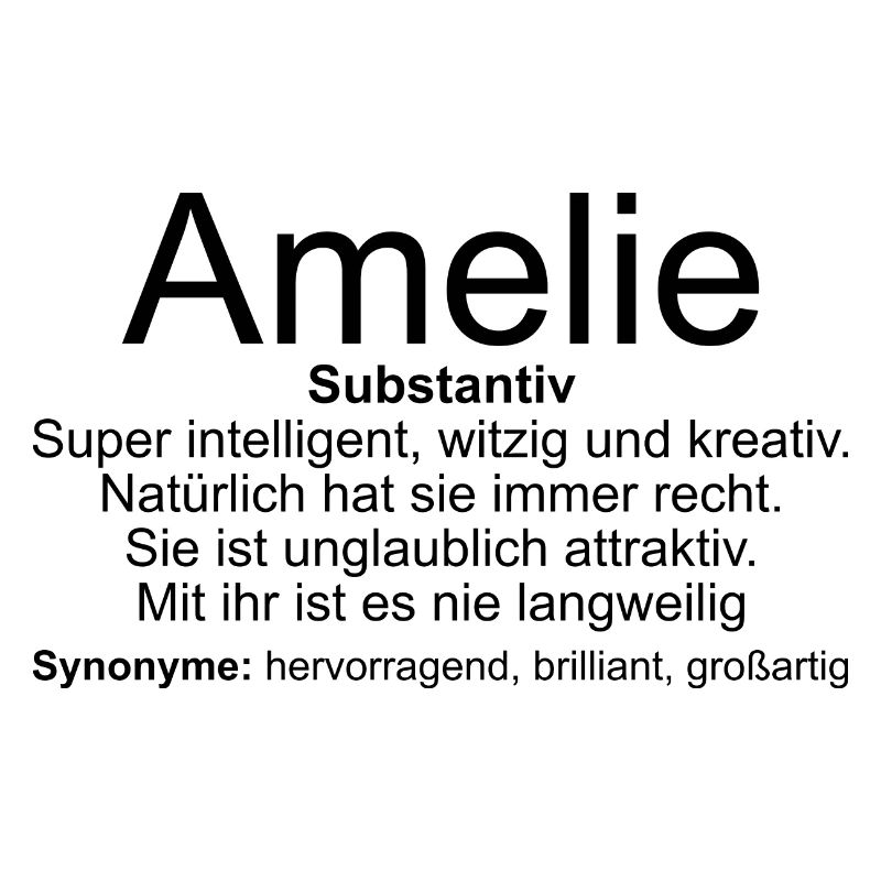 Name Definition Amelie