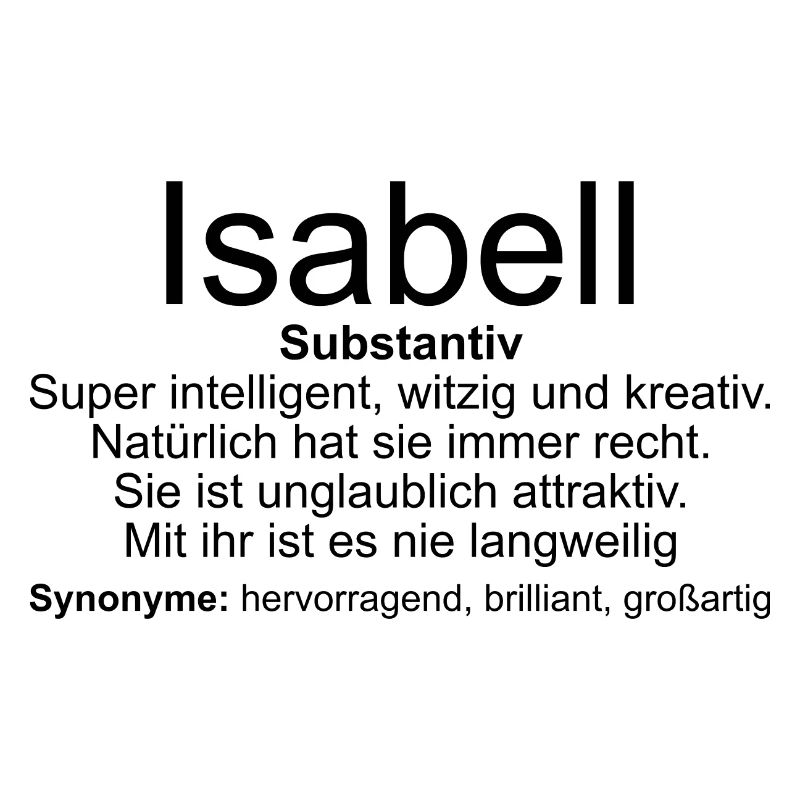 Name Definition Isabell