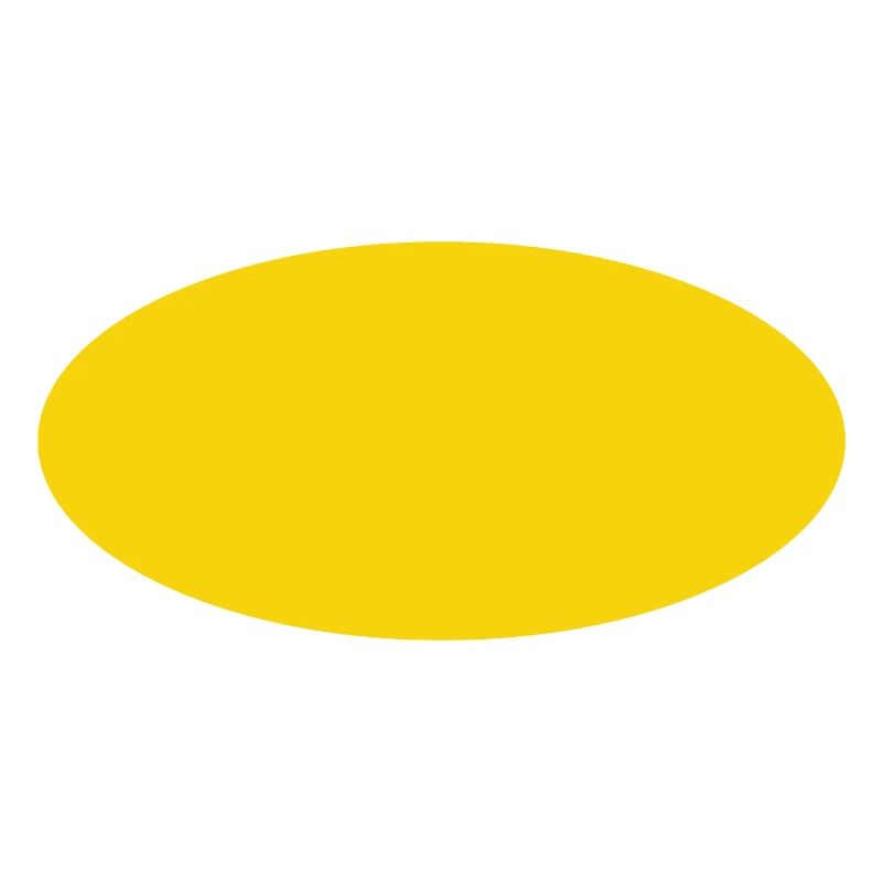 Hintergrund Oval Gelb