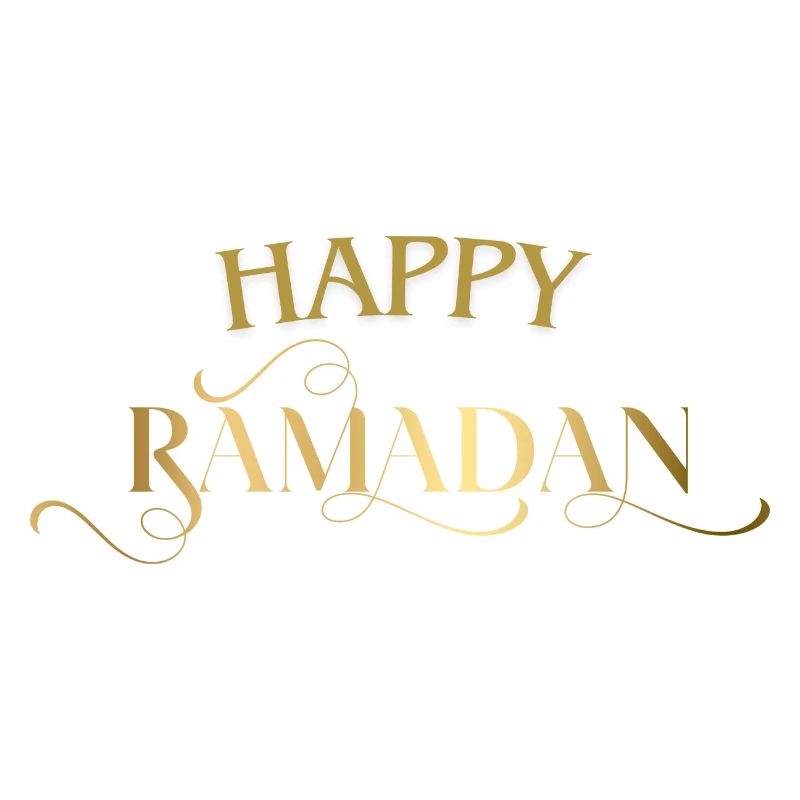 Happy Ramadan Golden