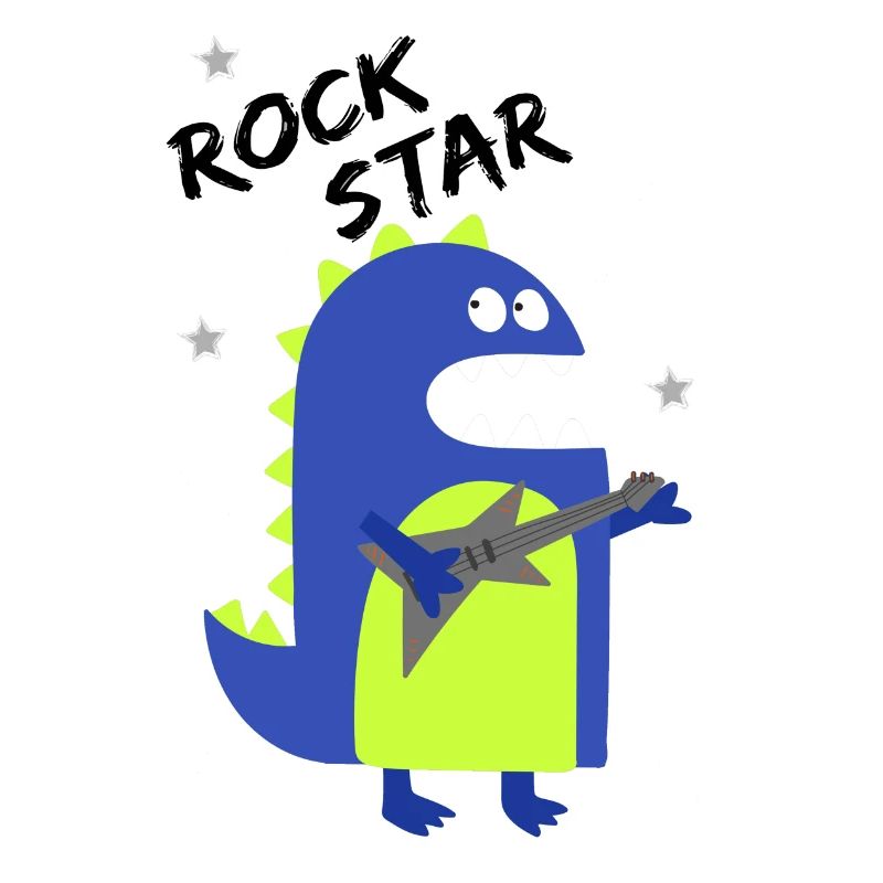 Rock Star Dinosaurier