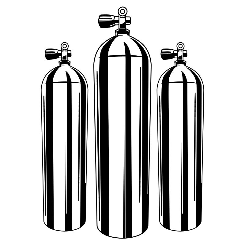 diving bottle symbol