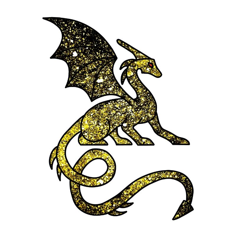 Kosmischer mittelalterlicher Drache