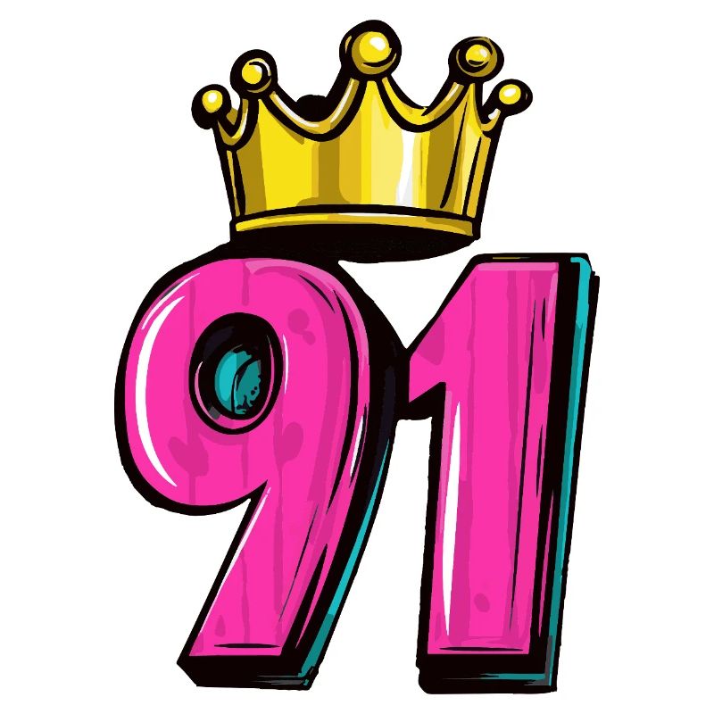 91 Zahl Krone