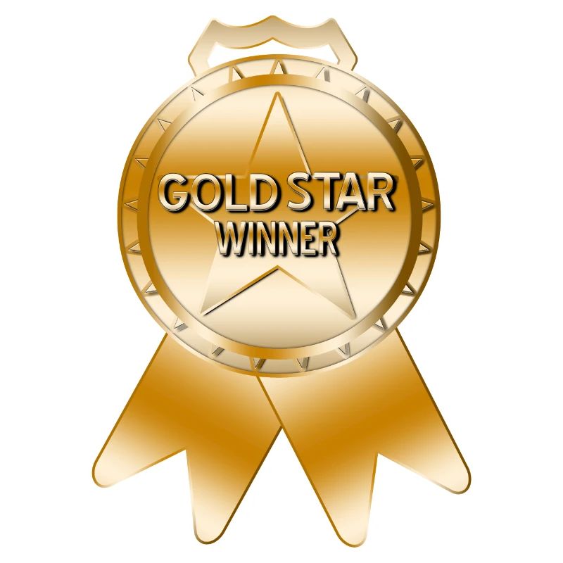 Gold Star Gewinner-Medaille