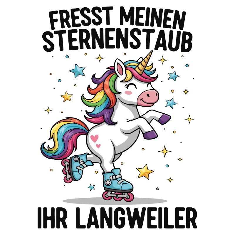 Rollschuh Einhorn
