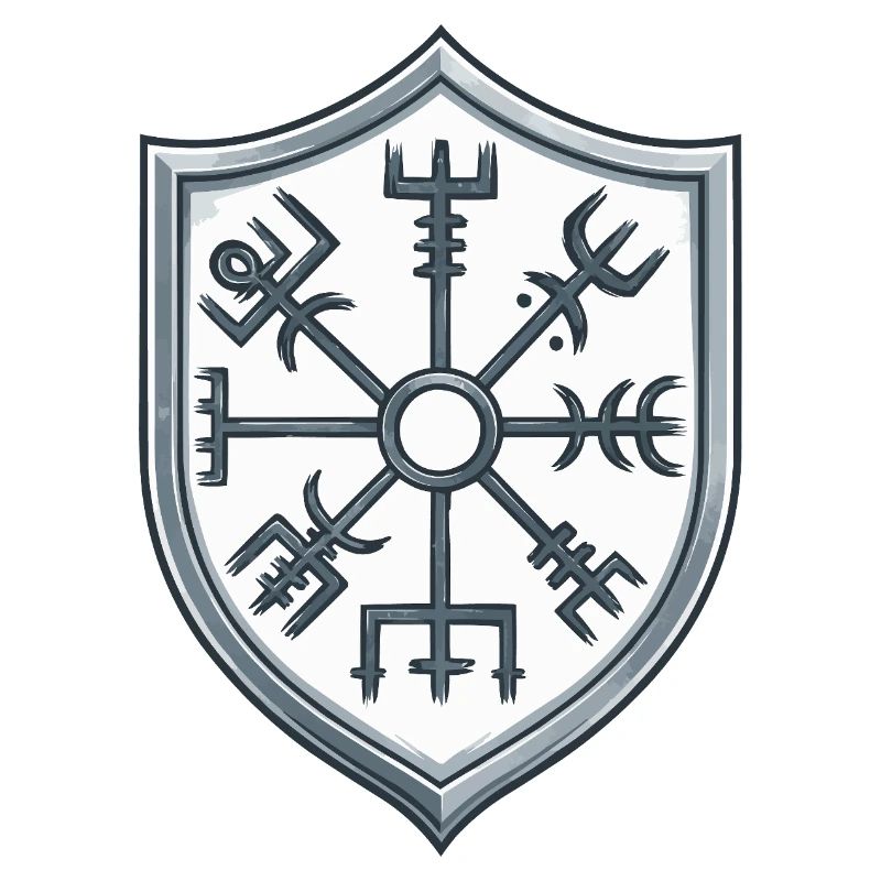 Vegvisir Schild Symbolik