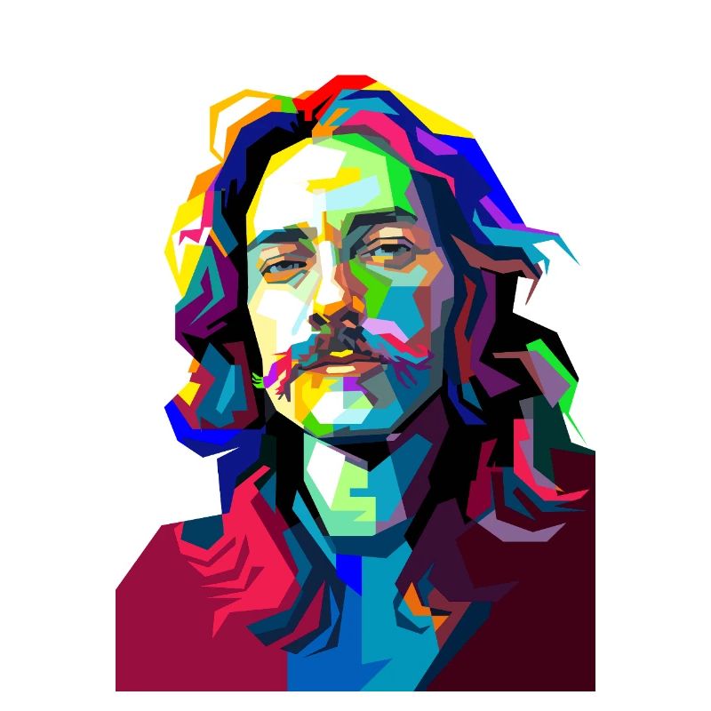 Trommelmusiker-Pop-Art