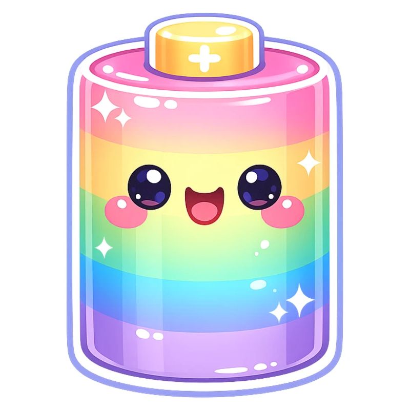 Kawaii Regenbogen Flaschenzauber