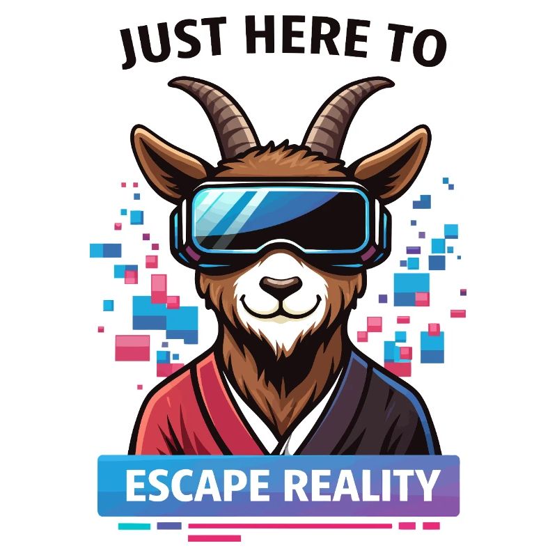Ziegen-VR-Flucht-Realität