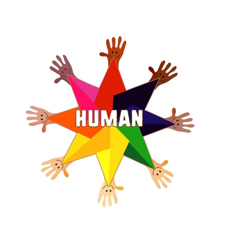 human,LGBT,Regenbogen,Hände, Stern,bunt
