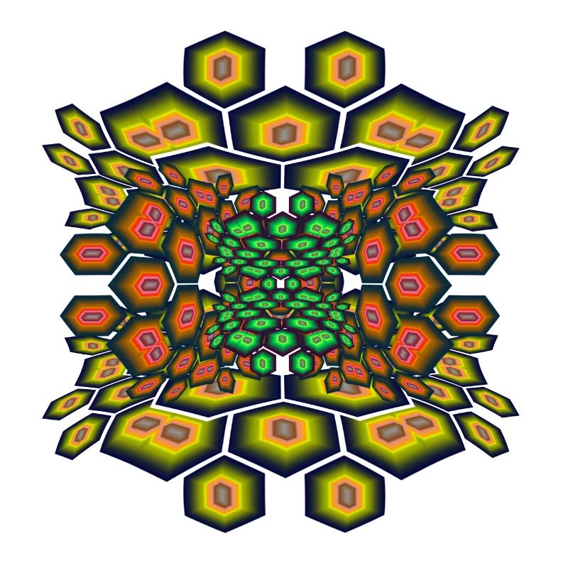 Hexagon psychedelic II