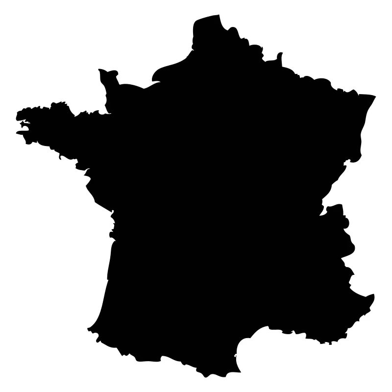 Frankreich Karte