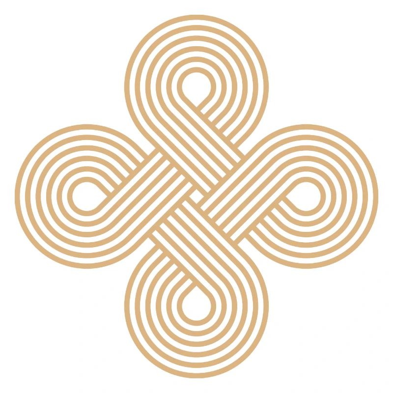 Infinite Circle Vortex Pattern Gold