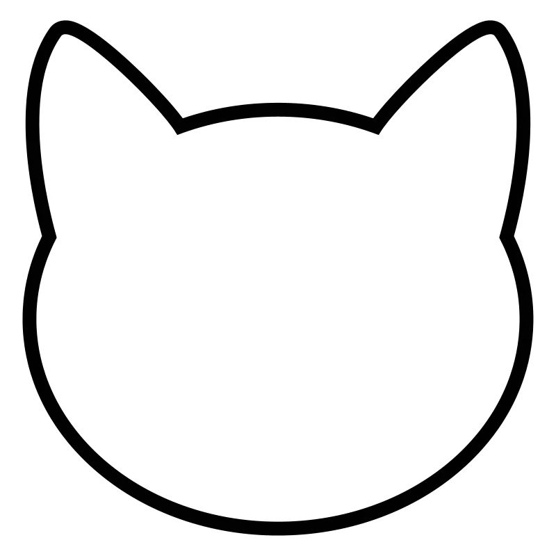 Katze Icon Kontur