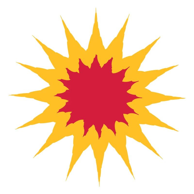 Feuer Explosion Stern
