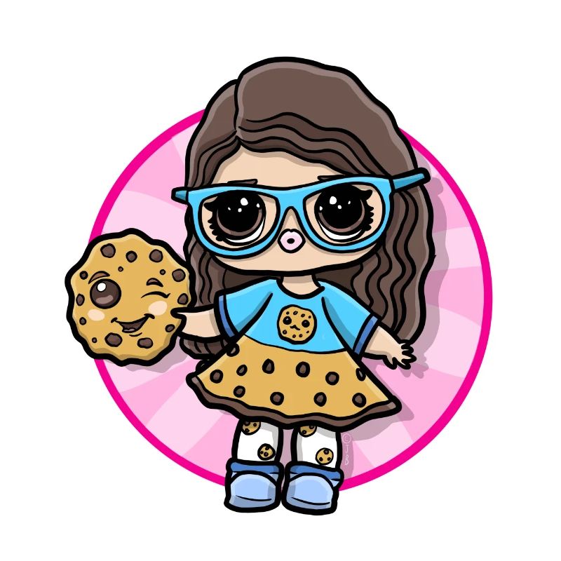 Mädchen mit Keks