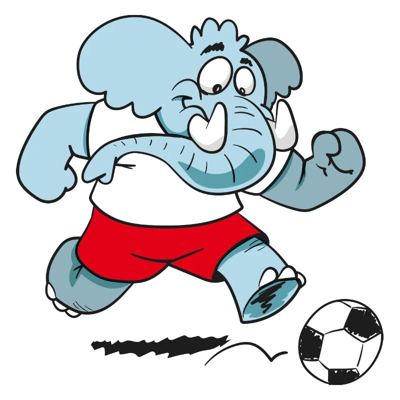 Elefant Fussballer