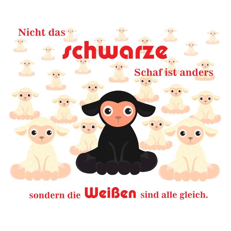 Sei das schwarze Schaf - sei anders