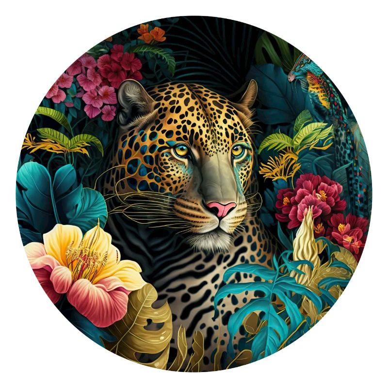 Leopard Jungle Blumen