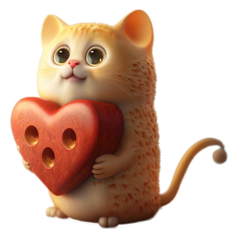 Katze Herz Tier