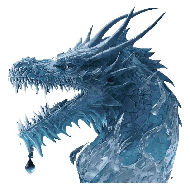Blauer Drache