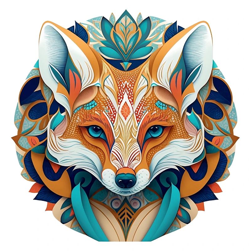 mysticcher Fuchs Mandala