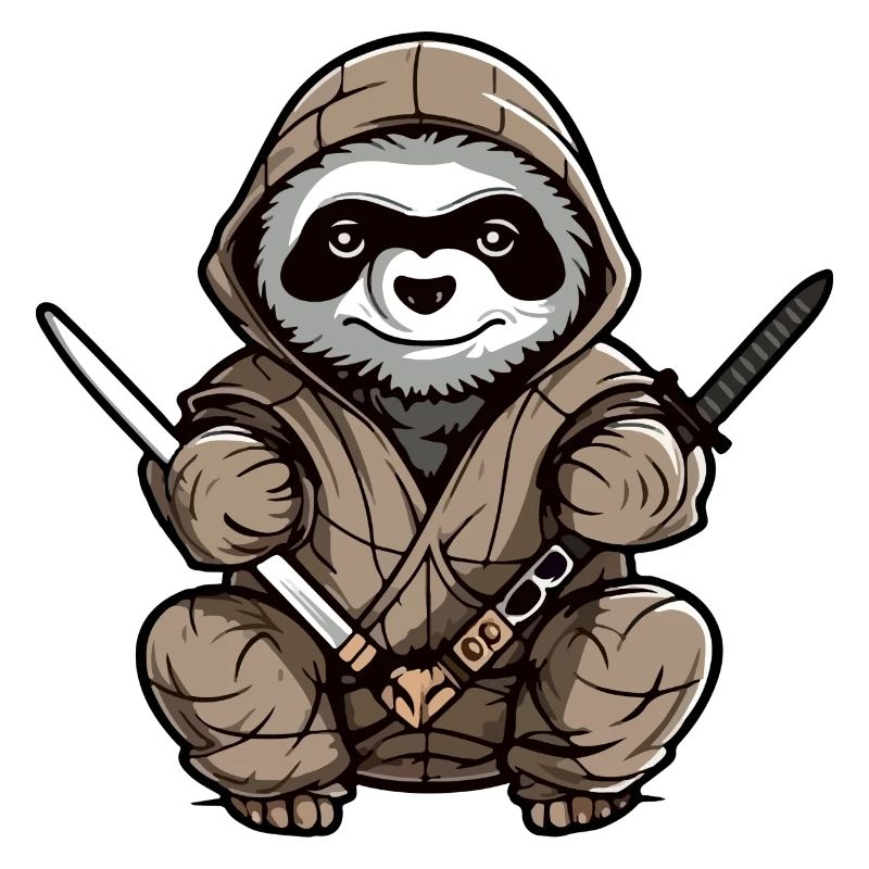 Clem das Ninja-Faultier