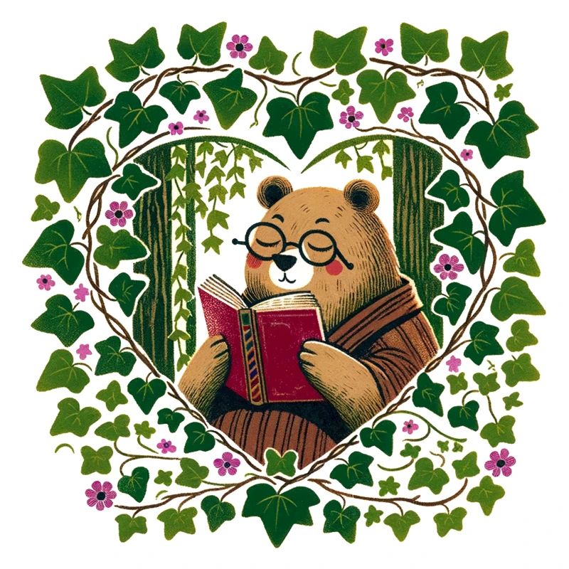 Lesender Braunbär