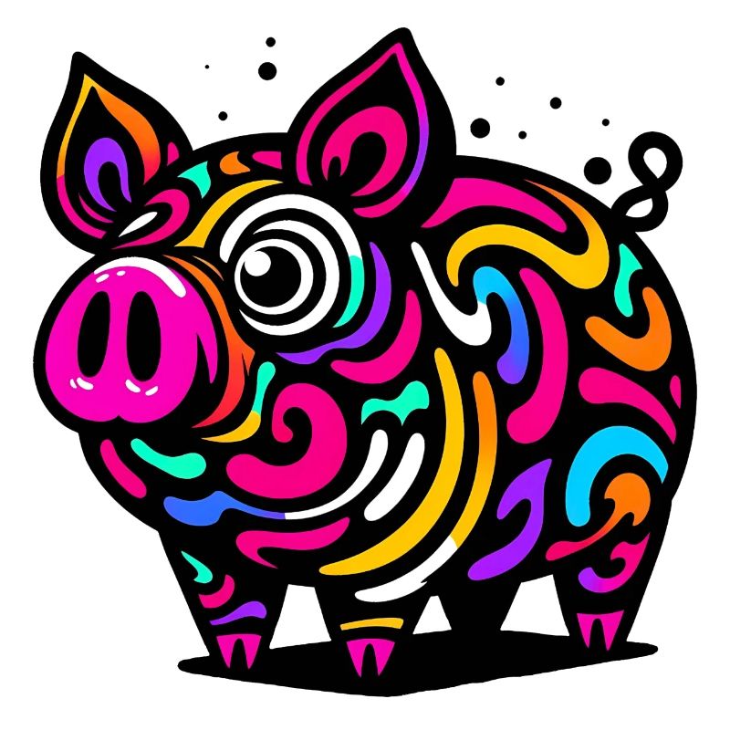 Psychedelic Pig