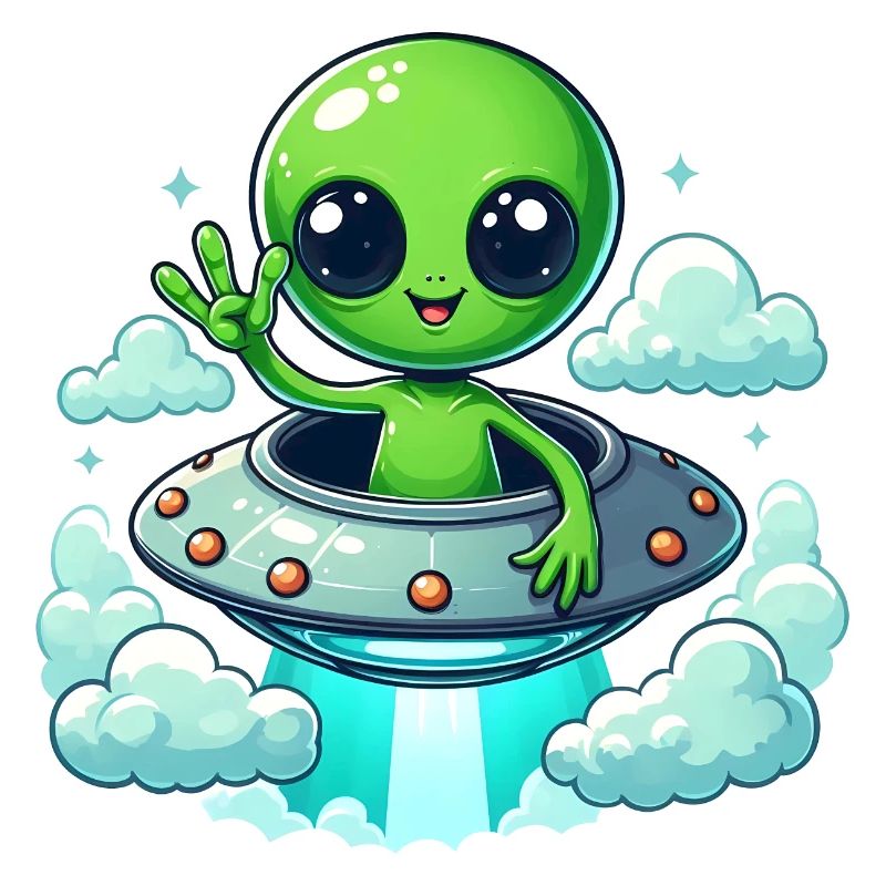 Alien zeigt Peace
