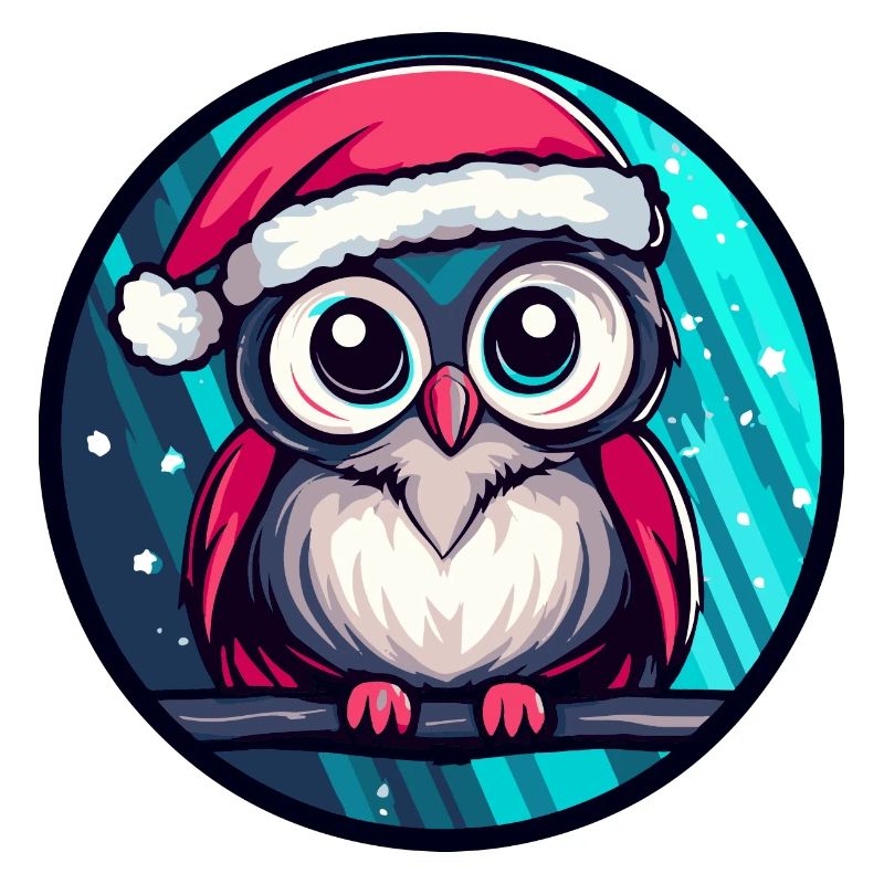 Eule Weihnachten Tier
