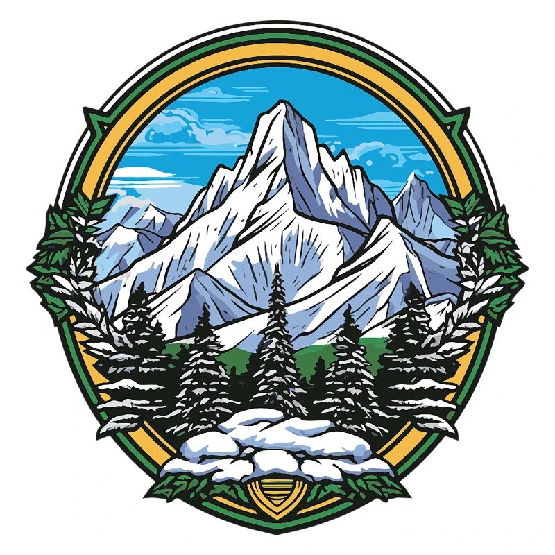 Eisberge Bergsteigen Schild