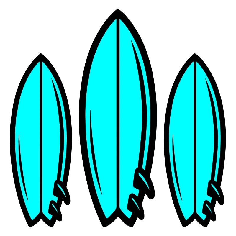 Surfbrett Symbol Surfing
