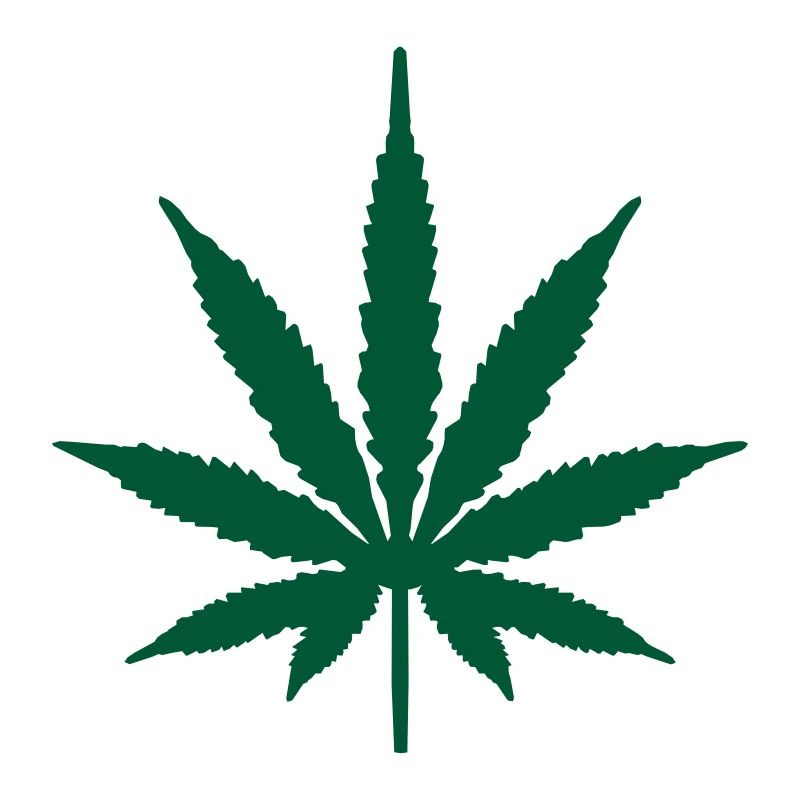 Marihuana-Blatt