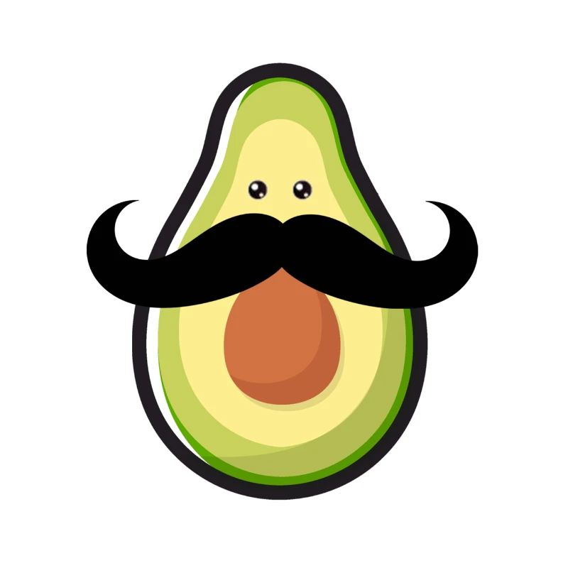 Mustache Avocado
