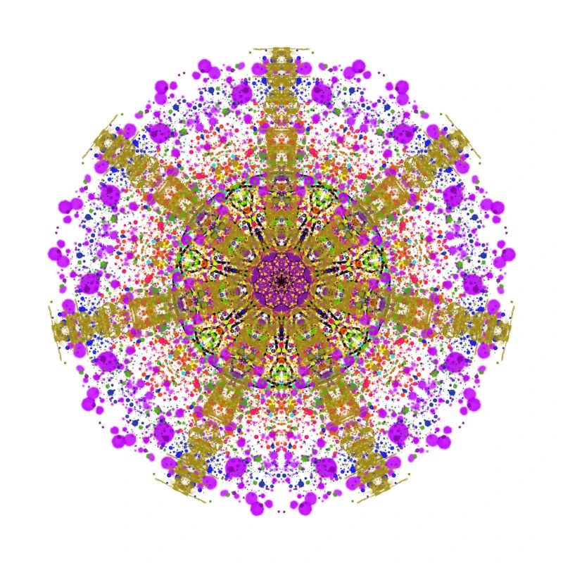 Mandala Psychedelisch 1