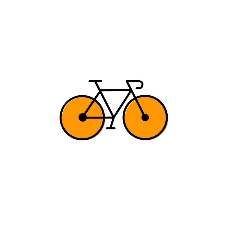 oranges Rennrad