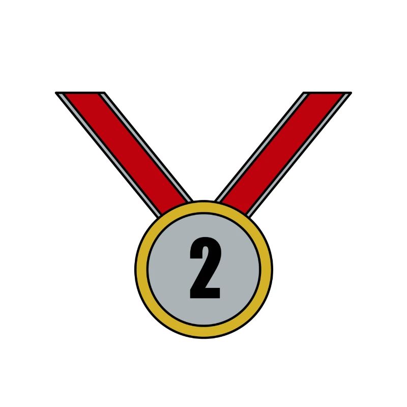 2. Platz Medaille