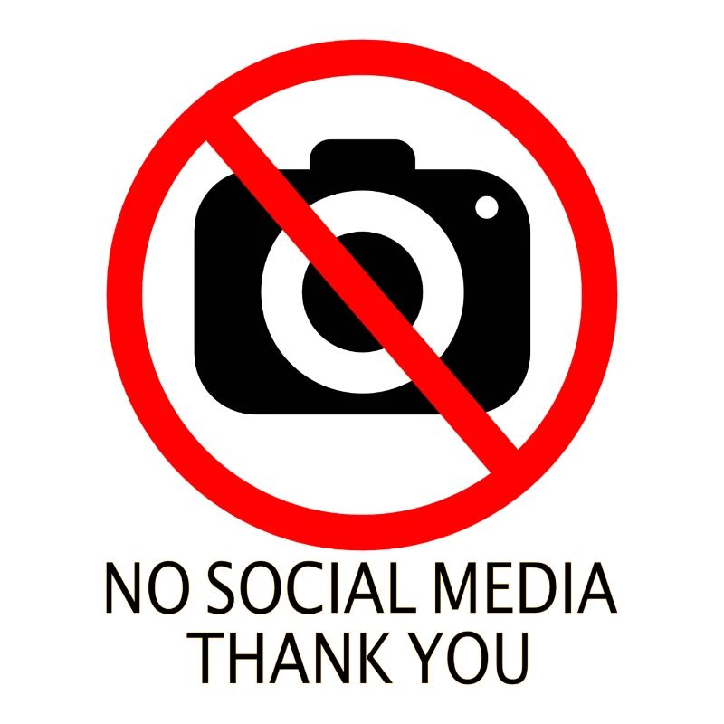 no social media