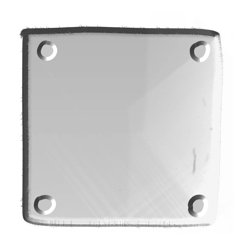metal surface nail square shape square square